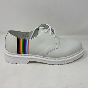 Dr  Martens 1461 Pride White Leather Oxford Womens Size 10 1531